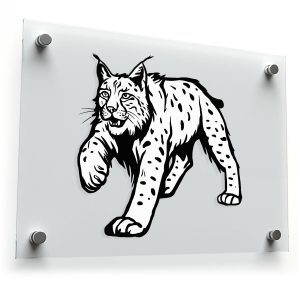 Lynx Silhouette Vinyl Sticker