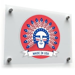 Made in USA Sticker Decal
