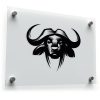 Majestic Buffalo Head Vinyl Sticker