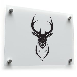 Majestic Deer Head Sticker