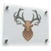 Majestic Deer Head Sticker 1