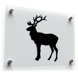 Majestic Deer Silhouette Sticker