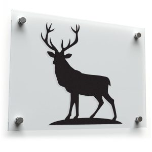 Majestic Deer Silhouette Sticker