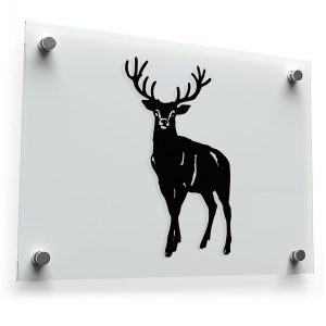Majestic Deer Silhouette Sticker