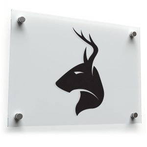Majestic Deer Silhouette Sticker