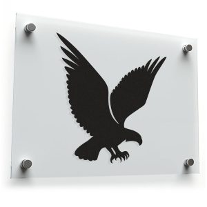 Majestic Eagle Landing Vinyl Sticker