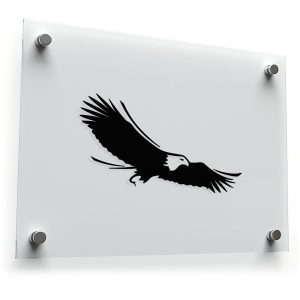 Majestic Eagle Silhouette Sticker