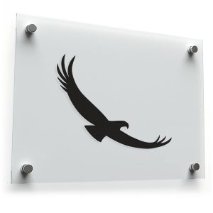 Majestic Eagle Silhouette Sticker