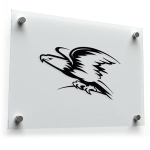 Majestic Eagle Silhouette Sticker
