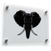 Majestic Elephant Head Sticker 1