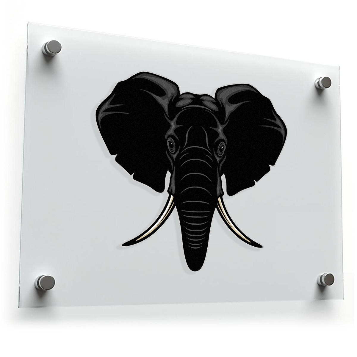 Majestic Elephant Head Sticker 3 Majestic Elephant Head Sticker