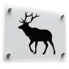 Majestic Elk Silhouette Vinyl Decal