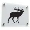 Majestic Elk Silhouette Vinyl Sticker