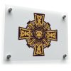 Majestic Lion Cross Decal