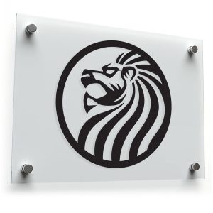 Majestic Lion Head Silhouette Vinyl Sticker