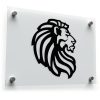 Majestic Lion Head Sticker