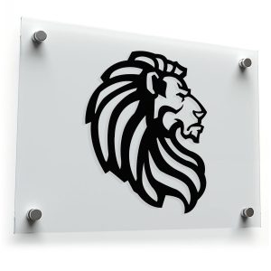 Majestic Lion Head Sticker