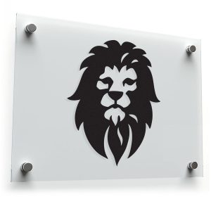 Majestic Lion Head Sticker