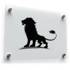 Majestic Lion Silhouette Vinyl Sticker Black Versatile Demo Zone 01999 1057 1200