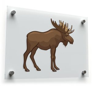 Majestic Moose Sticker