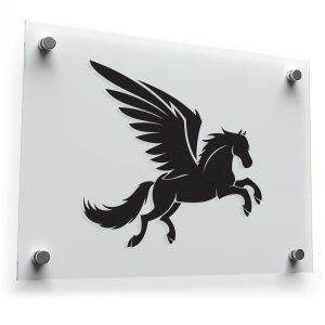 Majestic Pegasus Silhouette Sticker