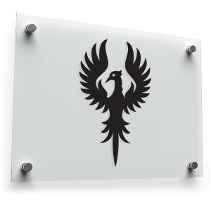 Majestic Phoenix Silhouette Sticker