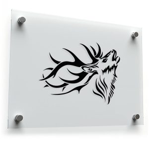 Majestic Stag Head Vinyl Decal