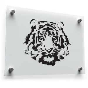 Majestic Tiger Head Vinyl Sticker