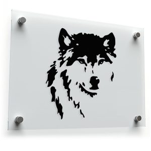 Majestic Wolf Head Decal