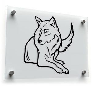 Majestic Wolf Vinyl Decal
