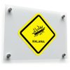 Malaria Warning Sticker 1
