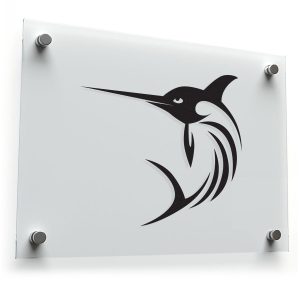 Marlin Fish Silhouette Vinyl Decal