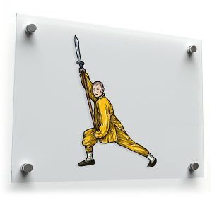 Martial Artist Warrior Sticker