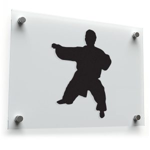 Martial Arts Silhouette Sticker