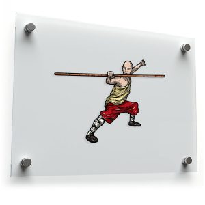 Martial Arts Warrior Sticker