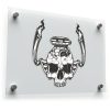 Mechanical Skull Sticker