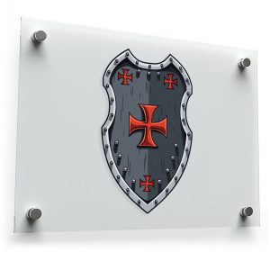 Medieval Shield Sticker