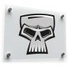 Metallic Skull Sticker