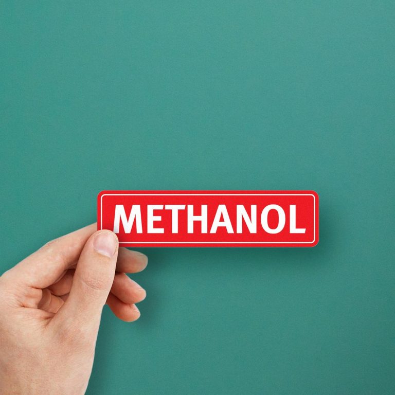 Methanol Warning Vinyl Sticker - Stickers Factory