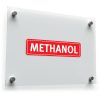 Methanol Warning Vinyl Sticker