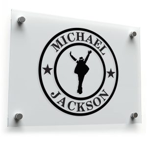 Michael Jackson Circular Logo Sticker Decal