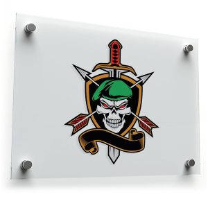 Military Skull Sticker