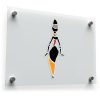 Minimalist African Woman Vinyl Decal 1