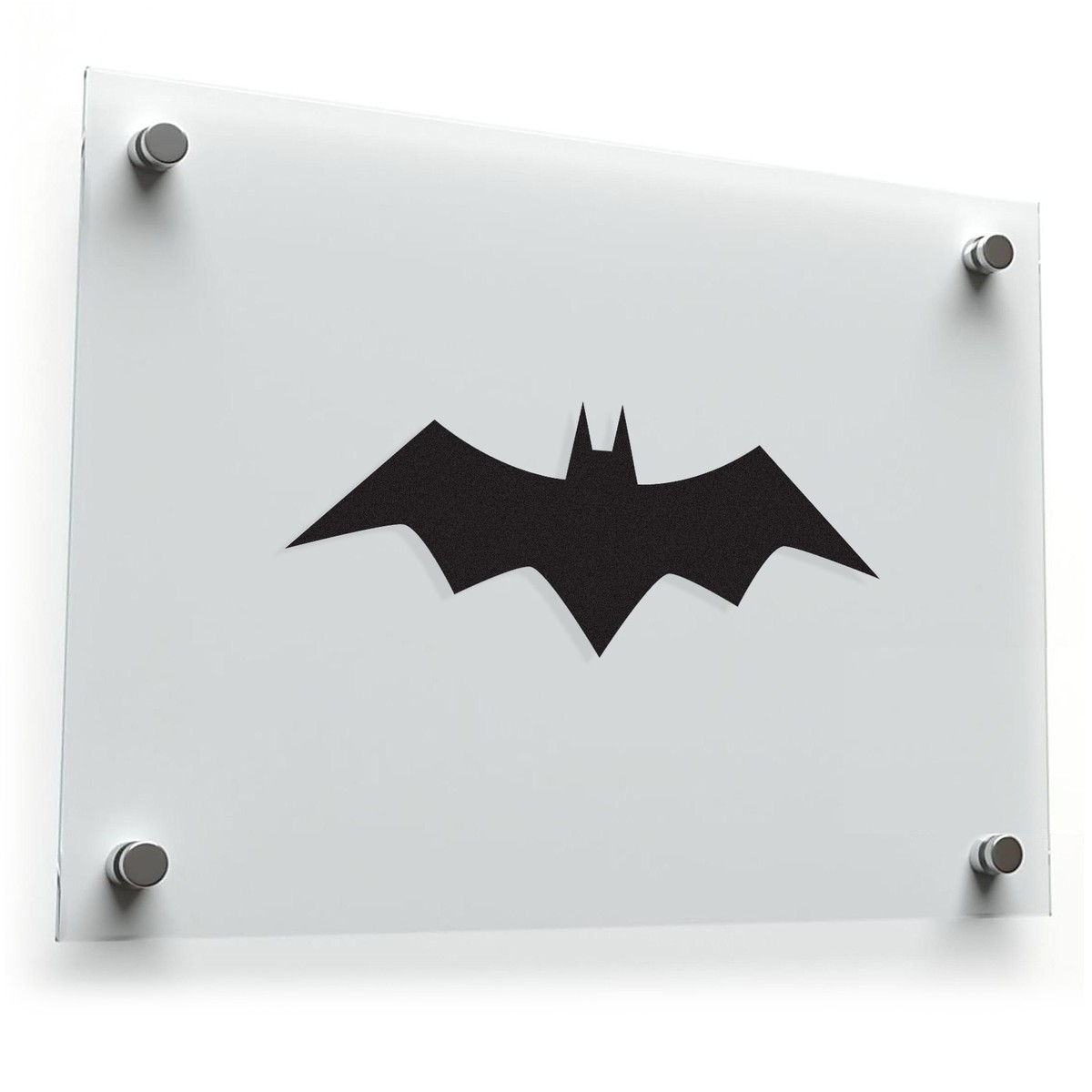 Minimalist Bat Silhouette Vinyl Sticker 3 Minimalist Bat Silhouette Vinyl Sticker