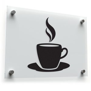 Minimalist Coffee Cup Sticker