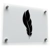 Minimalist Feather Sticker 1