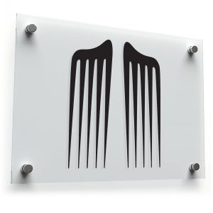 Minimalist Hair Comb Sticker