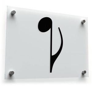Minimalist Music Note Sticker