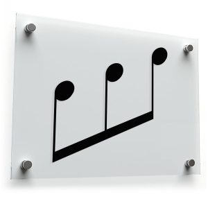 Minimalist Musical Note Sticker