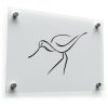 Minimalist Shorebird Silhouette Sticker 1